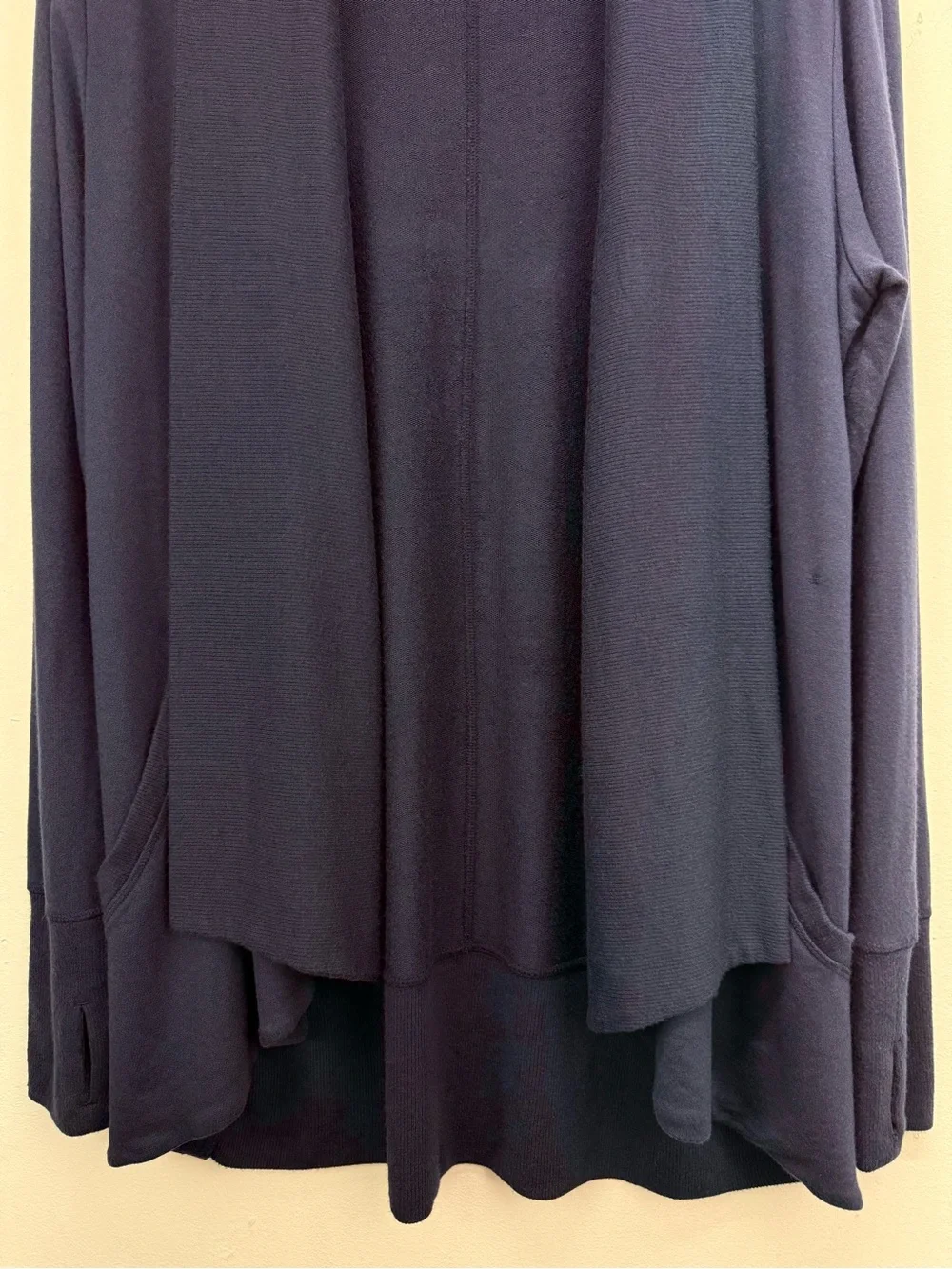 Athleta size Medium Women’s Blue Nirvana Pranayama Wrap Cardigan Sweater